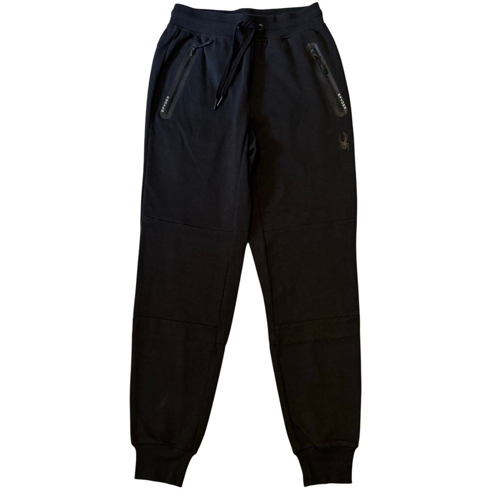 SPYDER Active ProWeb Tapered Leg Performance Joggers Black Men's Size S - Picture 7 of 15